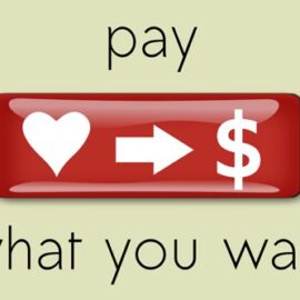 Pay What You Want sign