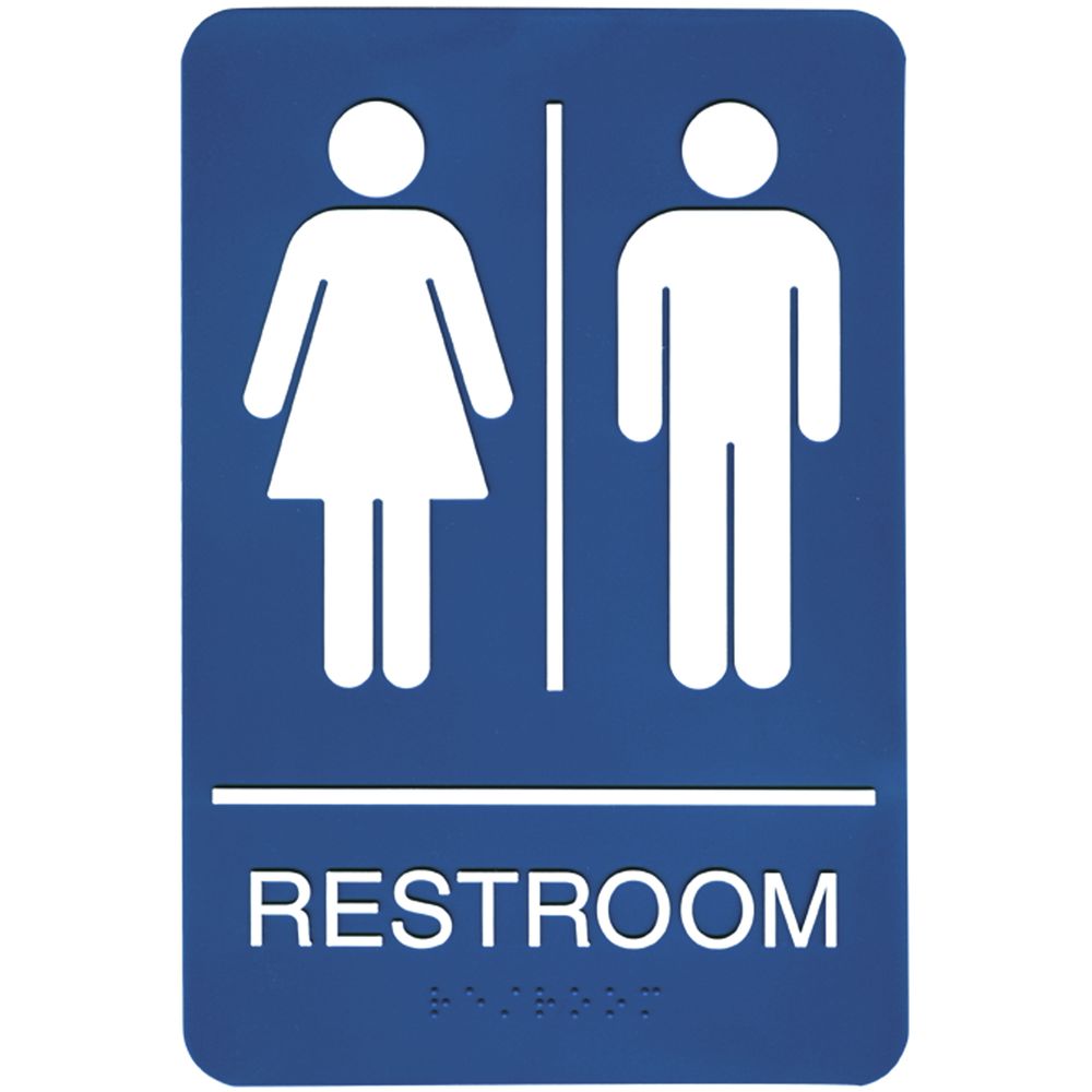 restrooms