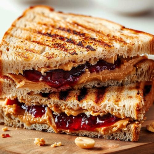 grilled PB&J sandwich