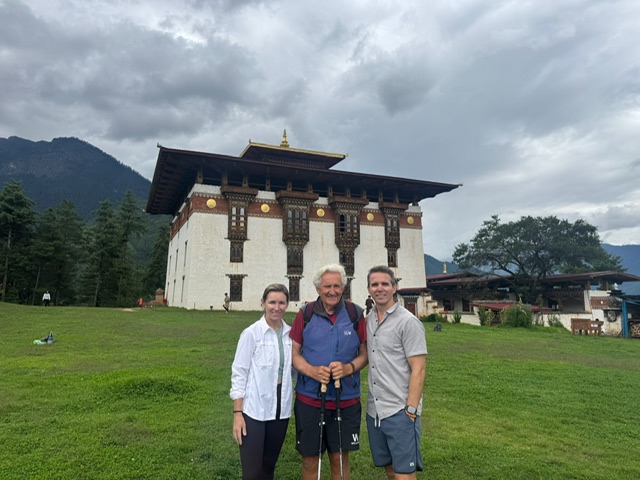 Neil Kelsey and Guy in Bhutan