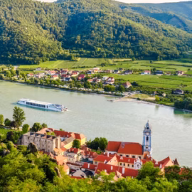 Cruise boat on the Danube
